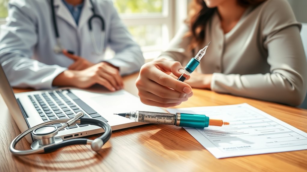 collaborating with healthcare professionals