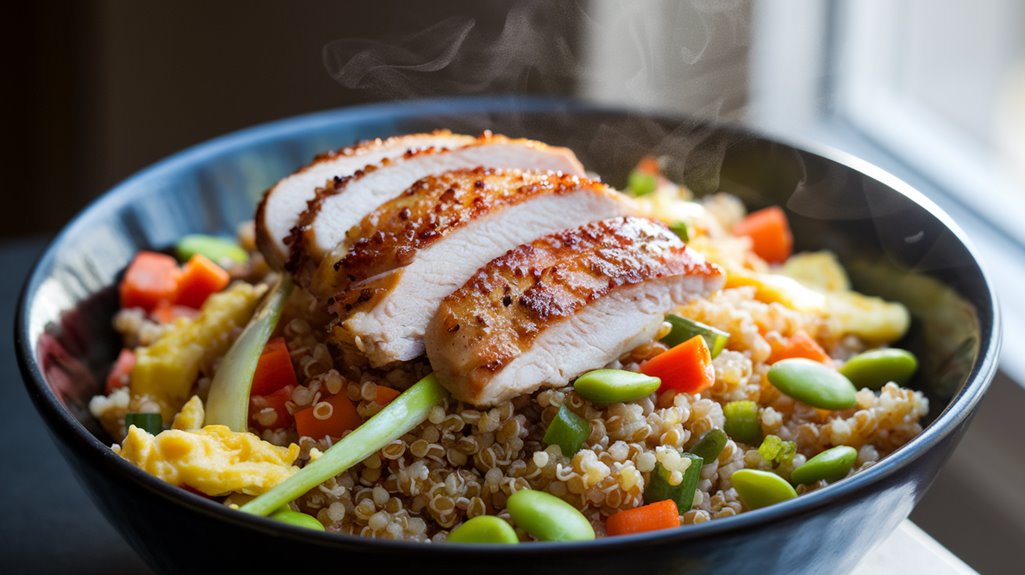quinoa based protein rich dish