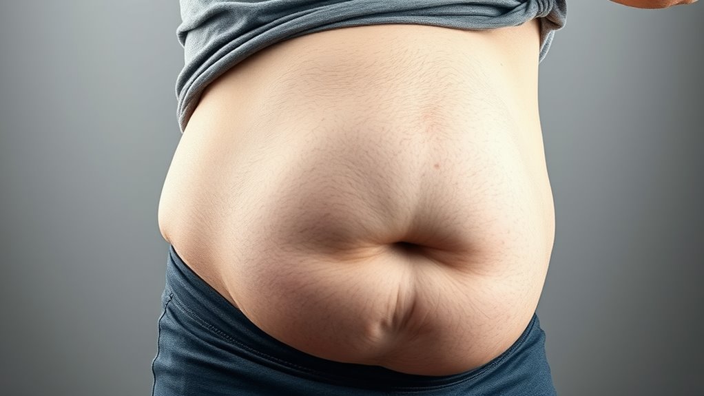 unhealthy belly fat indicators